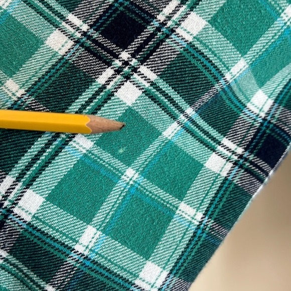 Orvis button down shacket shirt jacket plaid women XXL front pockets lined - Picture 5 of 11